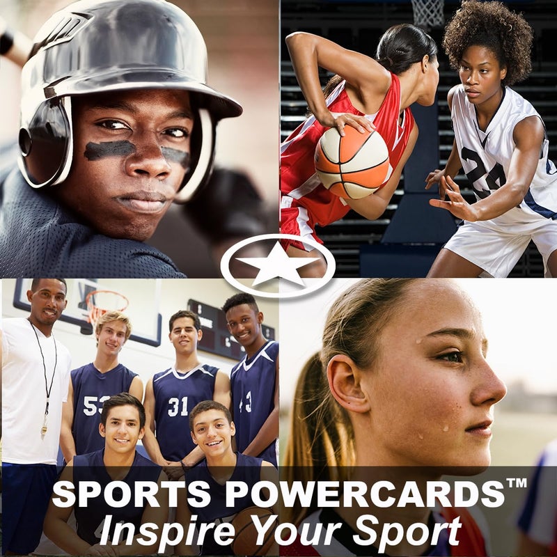 Play Strong Basketball Thank You Note Cards 12-Pack (4.25"x5.5") Illustrated Sports Powercard Note Card Set 12-Pack Perfect for Basketball Players, Coaches, Fans and Fanatics - They'll Love 'Em! - Image 5